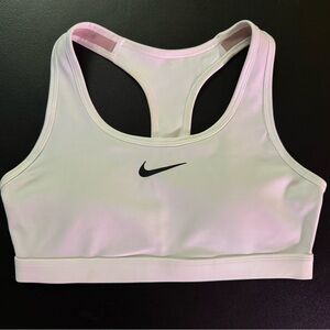 Nike White Racerback Sports Bra